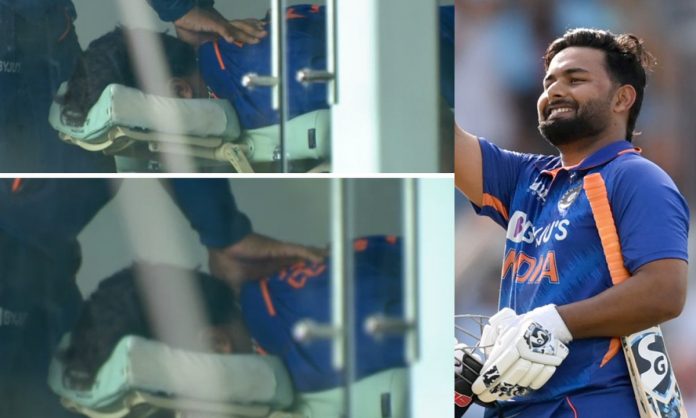 news 7 During the first innings of the third One Day International against New Zealand Indias wicketkeeper batsman Rishabh Pant was seen receiving medical attention in the dressing room..docx. 1