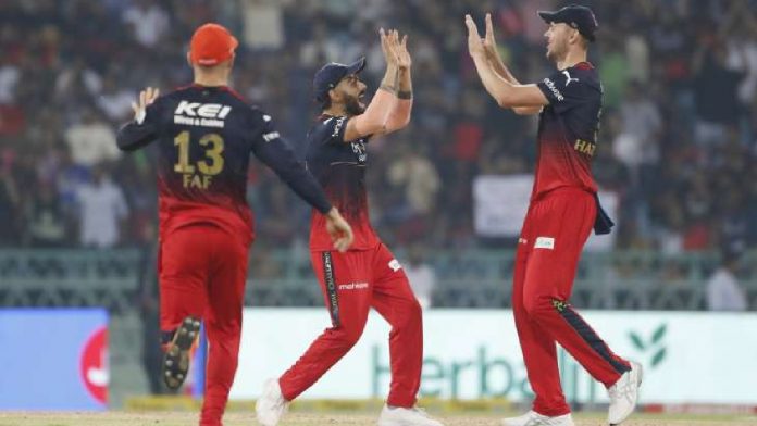 Lucknow Super Giants are defeated by Royal Challengers Bangalore by 18 runs