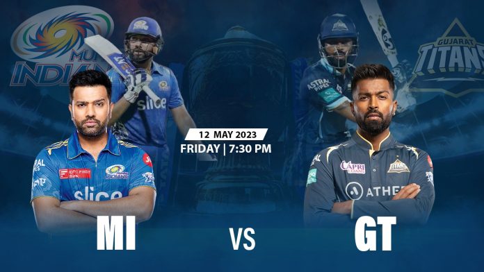 Mumbai Indians vs Gujarat Titans 57th Match
