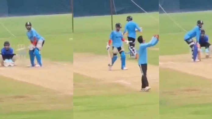 Watch: Prior to the 2023 Asia Cup, Virat Kohli and Ravindra Jadeja put in a lot of effort during batting practise