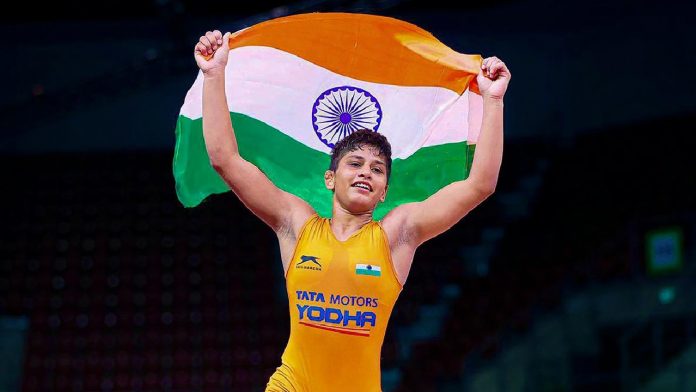 Antim Panghal upsets world champion Olivia Parrish and advances to the semifinals