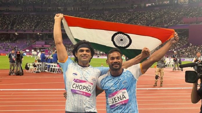 Asian Games 2023: Neeraj Chopra Wins Gold and Kishore Jena Wins Silver in Spectacular Performance