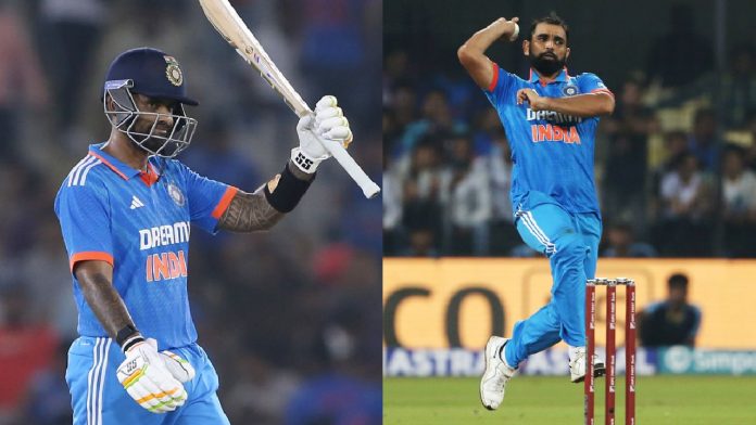 IND vs NZ: India Chooses to Bowl, With Suryakumar Yadav and Mohammed Shami Making World Cup Bows