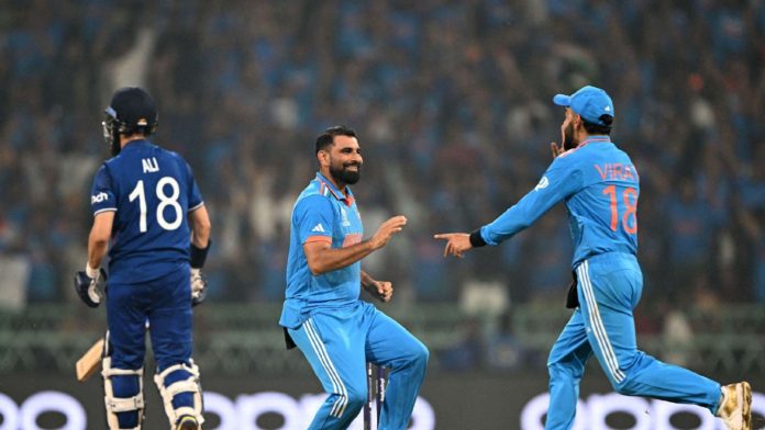 India extends its winning streak by defeating England by 100 runs