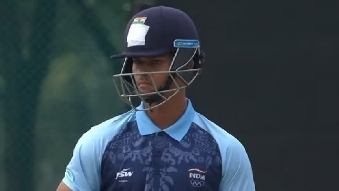 Yashasvi Jaiswal scores 100 runs in 49 balls at the Asian Games against Nepal