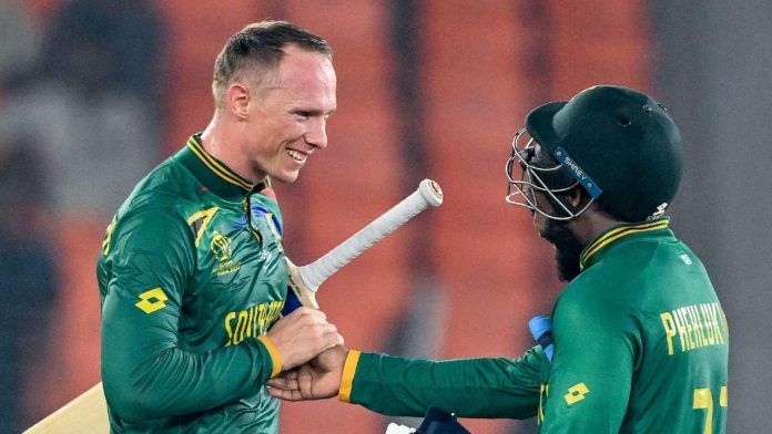 South Africa win by five wickets against AFG, Rassie van der Dussen leads the pursuit