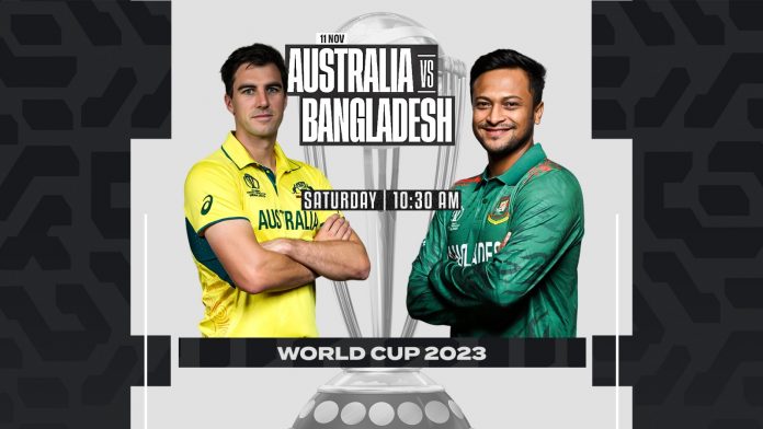 ICC World Cup 2023, Australia vs Bangladesh, 43rd ODI match, Prediction, Pitch Report, Playing XI
