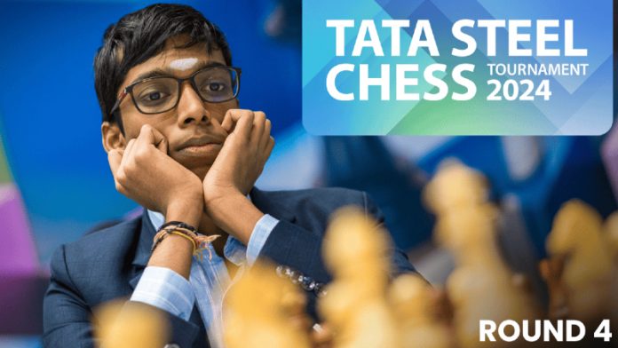 Praggnanandhaa overcomes world champion Ding Liren in Tata Steel Masters to become India's No. 1