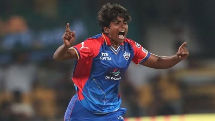 Arundhati Reddy, a bowler for the Delhi Capitals, fined for breaching WPL code