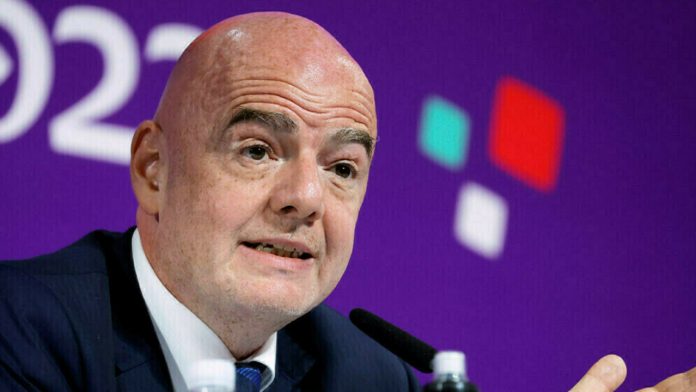 Gianni Infantino, the president of FIFA, reiterates his stance for combating racism