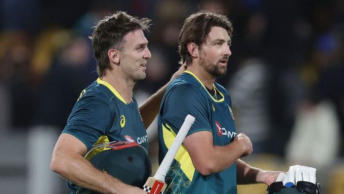 Mitchell Marsh and Tim David lead Australia to a thrilling T20I victory over New Zealand