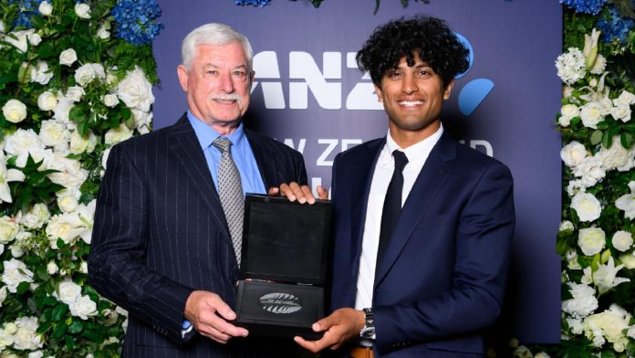 Rachin Ravindra became the youngest recipient of the Sir Richard Hadlee Medal