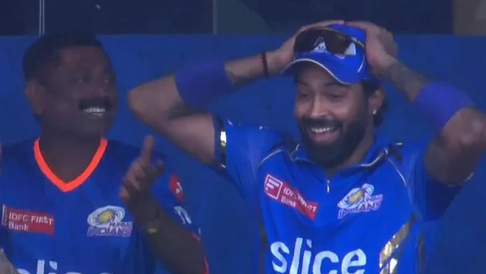 Hardik Pandya is stunned by Mumbai Indians batter's final over destruction 4,6,6,6,4