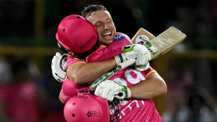 Jos Buttler scores a century in Jaipur, surpassing Virat Kohli's 113. Rajasthan Royals win by six wickets