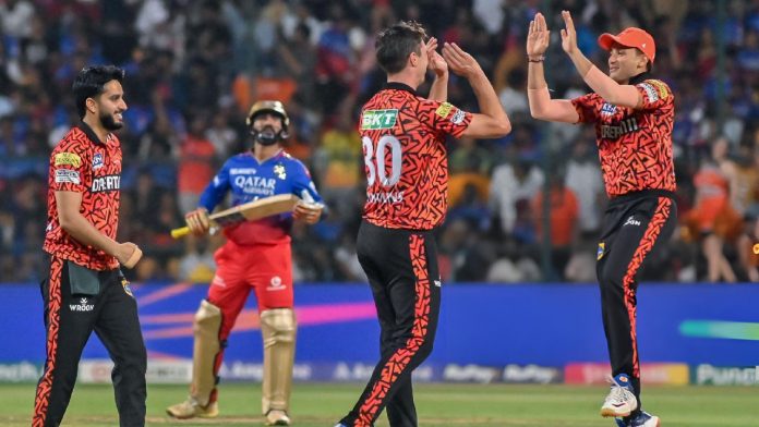 Travis Head and Pat Cummins lead SRH to a decisive victory over RCB after setting a new IPL record