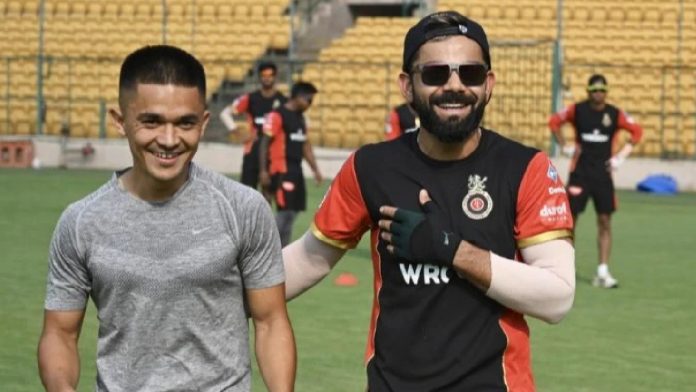 Before making his public retirement announcement, Virat Kohli shares Sunil Chhetri's message