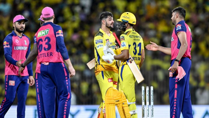 Chennai Super Kings defeated Rajasthan Royals by 5 wickets in a low-scoring IPL 2024 thriller