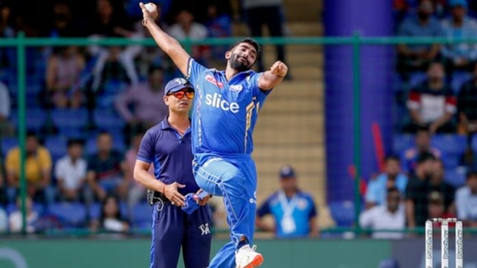 Jasprit Bumrah gives his purple cap to a little fan to brighten their day