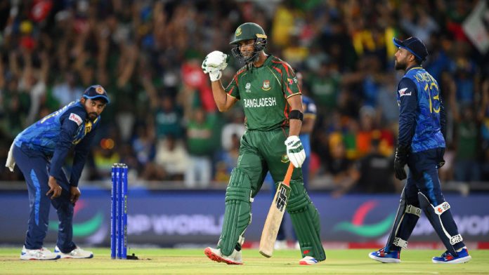 Bangladesh defeat Sri Lanka By 2 Wickets