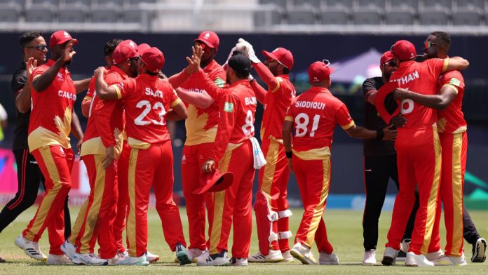 Canada defeats Ireland by 12 runs for the first time in T20 World Cup history