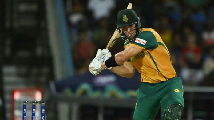 SA advances to the semifinals after a narrow victory of 3 wickets against WI