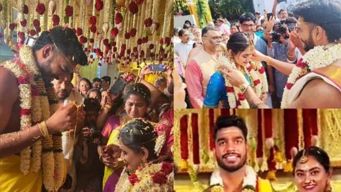 Star of KKR Venkatesh Iyer weds Shruti Raghunathan