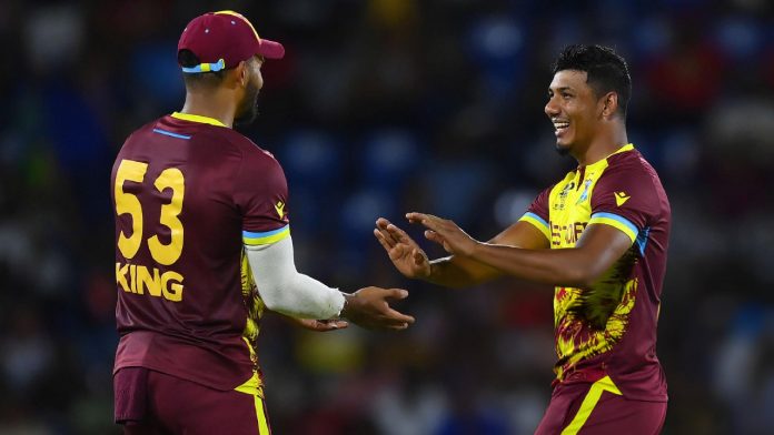 West Indies defeats Afghanistan by 104 runs with a commanding knock from Nicholas Pooran