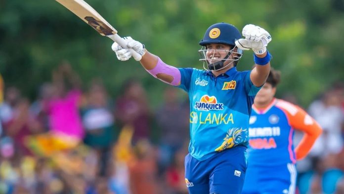 Chamari and Harshitha lead Sri Lanka to a historic 8-wicket win over India, claiming their first Women's Asia Cup title