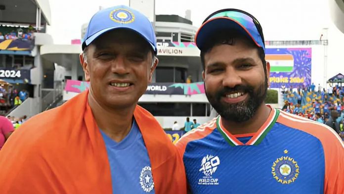 Rahul Dravid thanked Rohit Sharma for the 