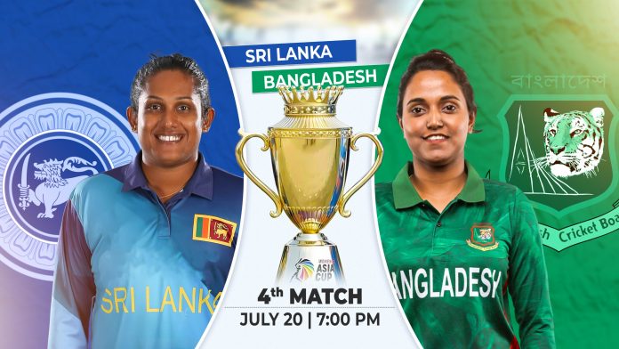 Womens Asia Cup T20, 2024, SRI vs BAN 4th T20 Match, Group B, Prediction, Pitch Report, Playing XI