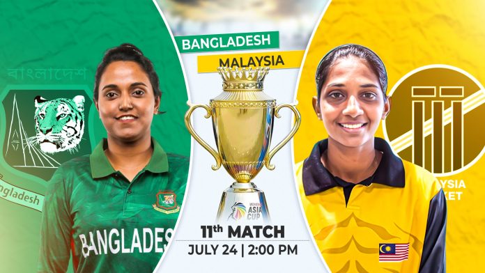 Womens Asia Cup T20, 2024, BAN-W vs MAL-W 11th T20 Match, Group A, Prediction, Pitch Report, Playing XI