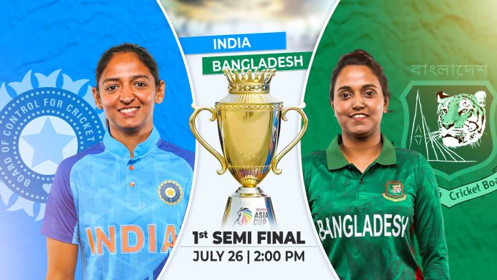 Womens Asia Cup T20, 2024, BAN-W vs IND-W 1st Semi Final (A1 v B2), Prediction, Pitch Report, Playing XI