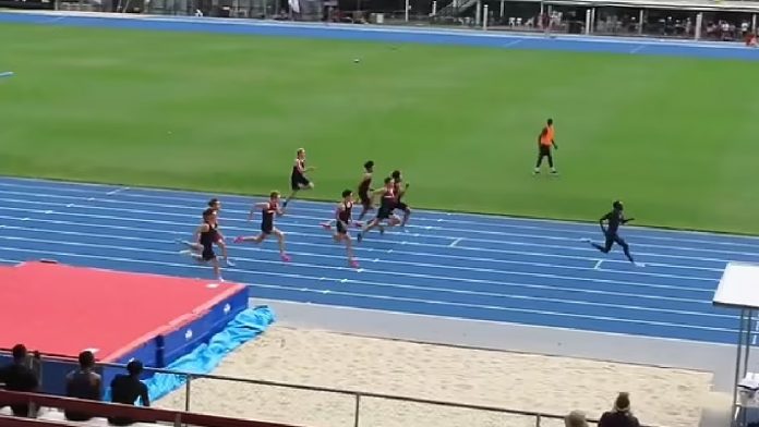 16-year-old's incredible sprint just narrowly misses Usain Bolt's 100-meter world record