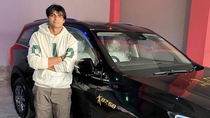 A View Of Neeraj Chopra's House In Panipat: Exotic Vehicles, Motorcycles, And A Dog