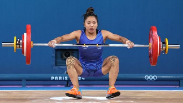 Mirabai Chanu, who finished fourth in the Paris Olympics, said, 