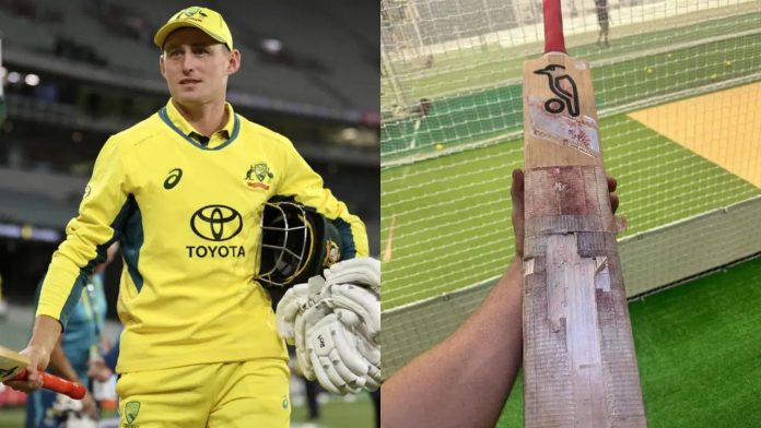 Australia's Marnus Labuschagne retires World Cup winning bat, and Team India supporters react