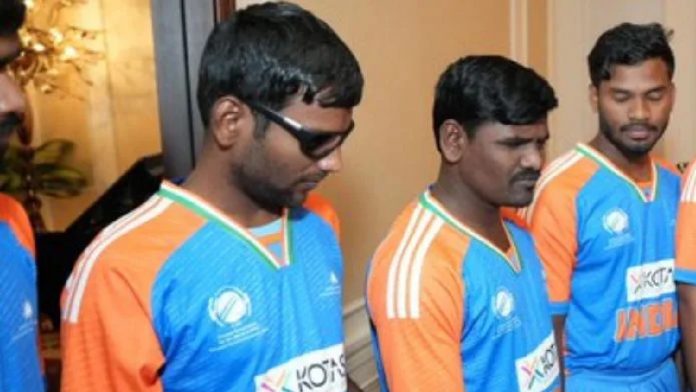 Telengana CM met the Indian blind cricket team in New York City