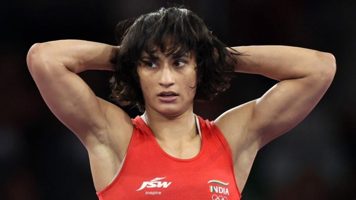 Vinesh Phogat, an Indian wrestler, is forced to withdraw from the Paris Olympics due to weight issues, breaking billions of hearts