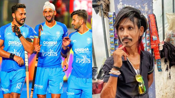 Fans ignore India's hockey stars at the airport as they take selfies with Dolly Chaiwala