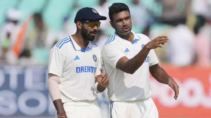 R Ashwin is replaced as the top bowler by Jasprit Bumrah