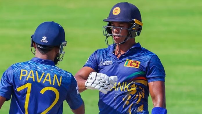 Sri Lanka defeated Pakistan to reach the final ACC Men's T20 Emerging Teams Asia Cup