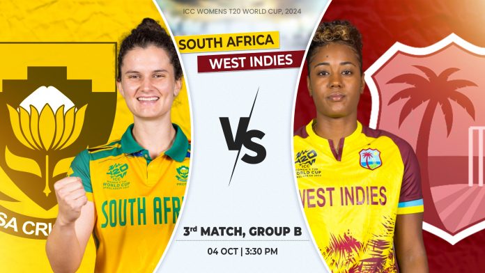 ICC Womens T20 World Cup, 2024, South Africa Women vs West Indies Women, 3rd Match, Group B Prediction, Pitch Report, Playing XI