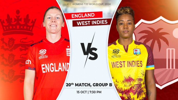 ICC Womens T20 World Cup, 2024: England Women vs West Indies Women, 20th Match, Group B, Prediction, Pitch Report, Playing XI