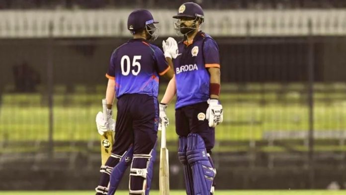 In the Syed Mushtaq Ali Trophy, Baroda beats Sikkim with the highest team score of 349