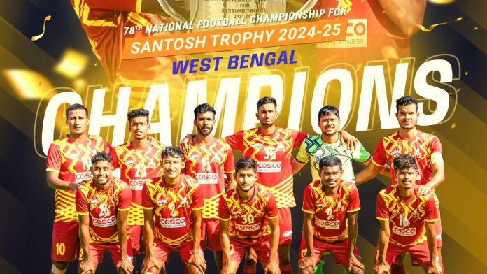 Bengal defeated Kerala 1-0 to win the Santosh Trophy for the unprecedented 33rd time