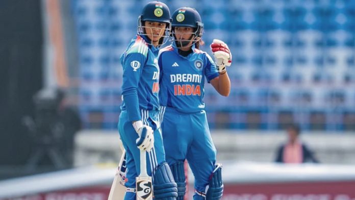 India women easily defeat Ireland by six wickets in the first ODI as Pratika Rawal and Tejal Hasabnis smash fifties