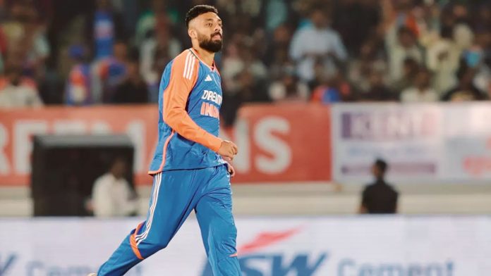 India's embarrassing record is set by Varun Chakravarthy's five-fer in Rajkot