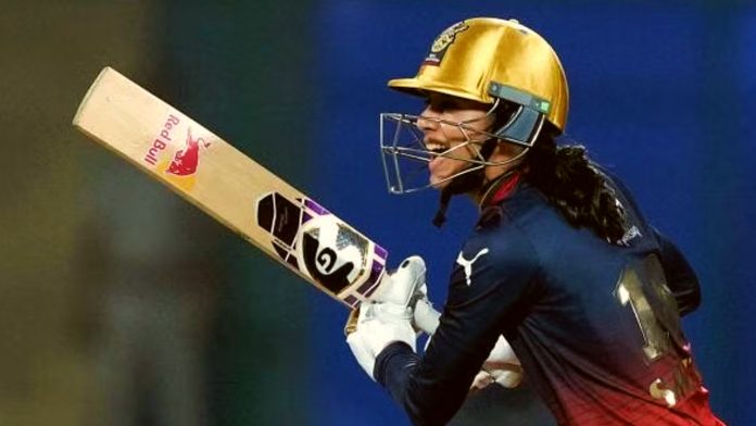 As RCB defeats the Delhi Capitals by eight wickets, Smriti Mandhana and Renuka Singh excel