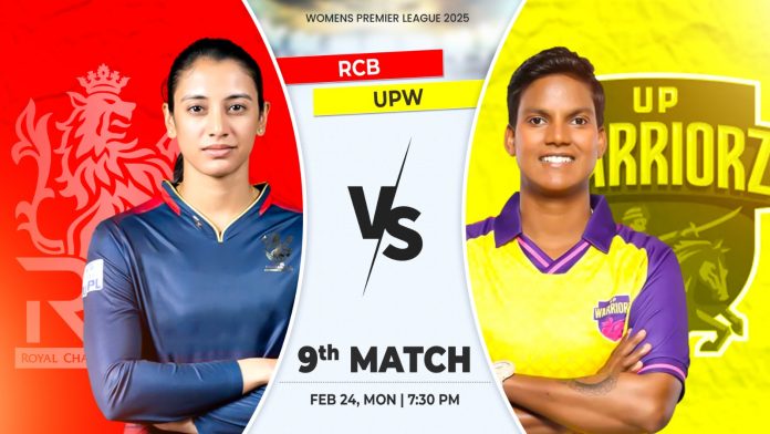 WPL 2025: Royal Challengers Bengaluru Women vs UP Warriorz Women, 9th Match, Prediction, Pitch Report, Playing XI