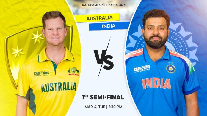 ICC Champions Trophy 2025: India vs Australia, 1st Semi-Final, Prediction, Pitch Report, Playing XI